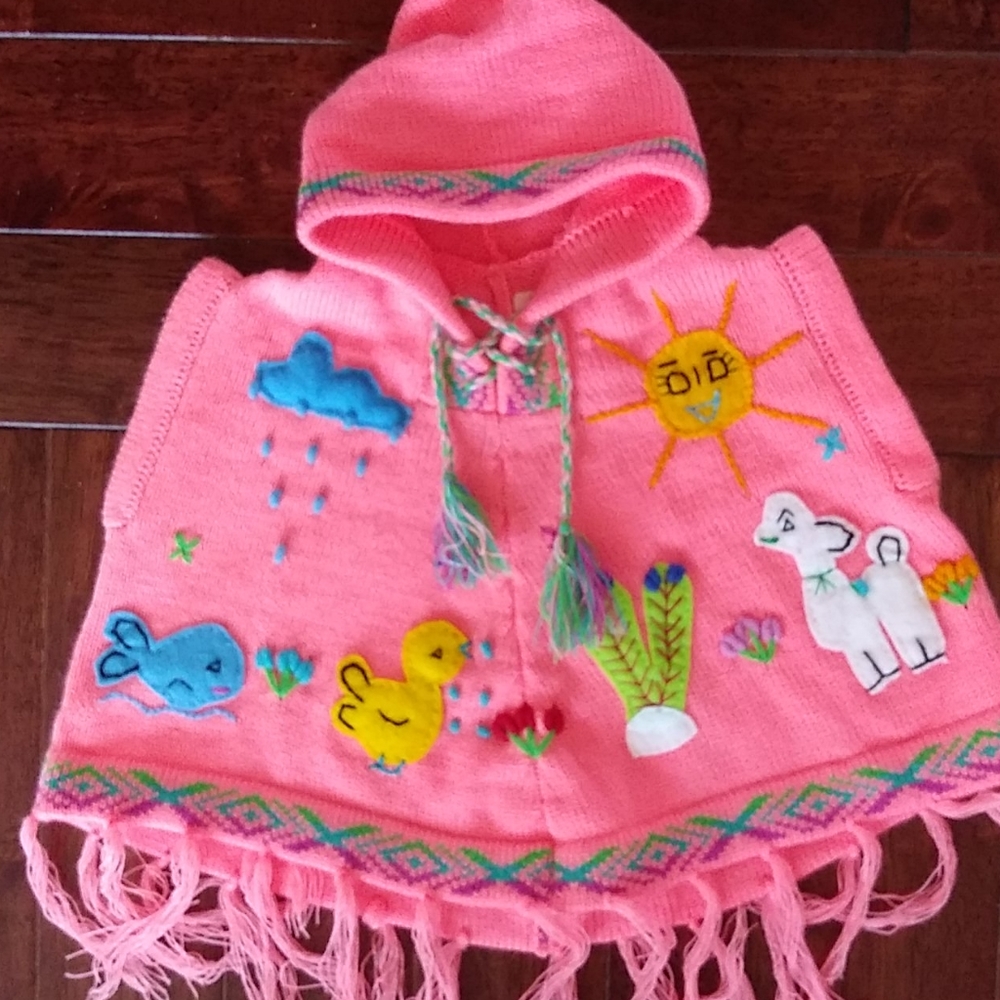 2T Poncho Like New!
